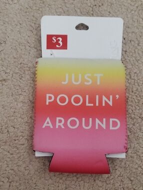 Just Poolin' Around Koozie